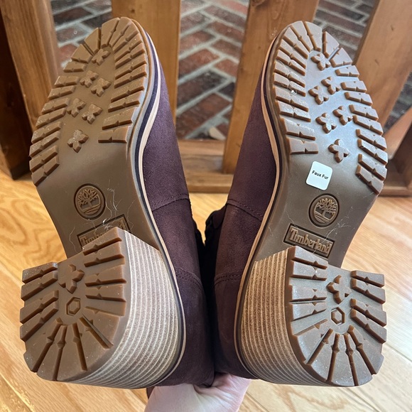 Burgundy Timberland winter boots, size 7. Condition: like new! - Picture 6 of 6